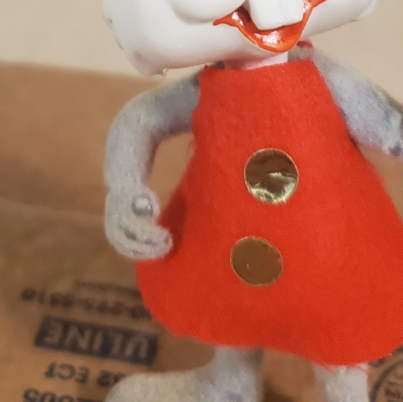 Vintage Flocked Honey Bunny Ornament - Picture 8 of 16